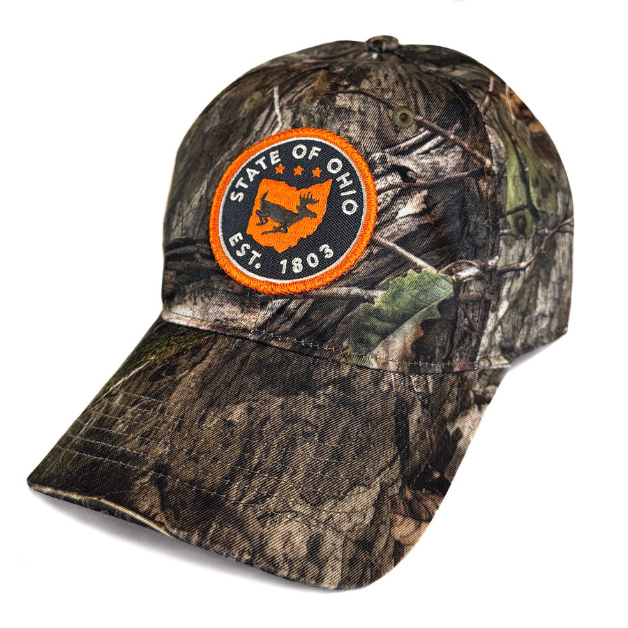 Ohio Buck Camo Relaxed Poly Hat