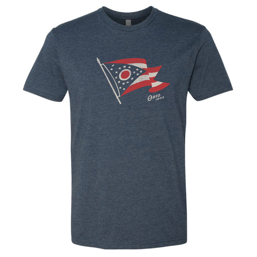 Ohio Flag Vintage T-shirt