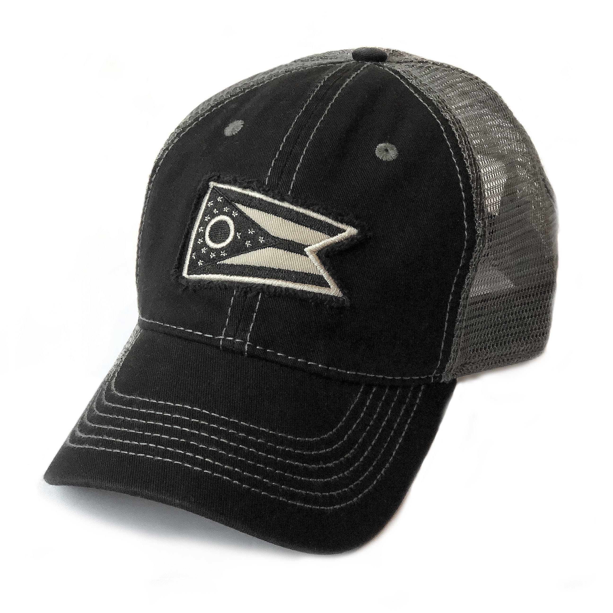 Hang Loose Hand Ohio Flag - PTS30 Gray/Black – Myrtle Beach Hats™