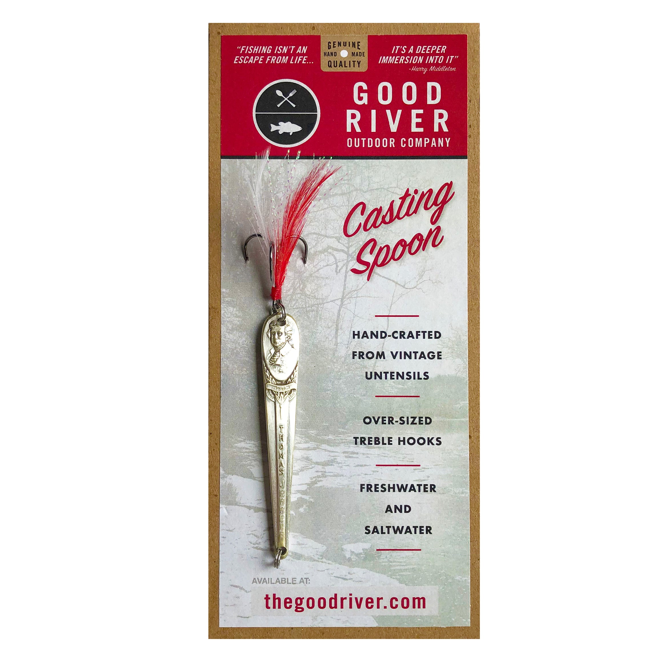 Vintage Casting Spoon – Good River